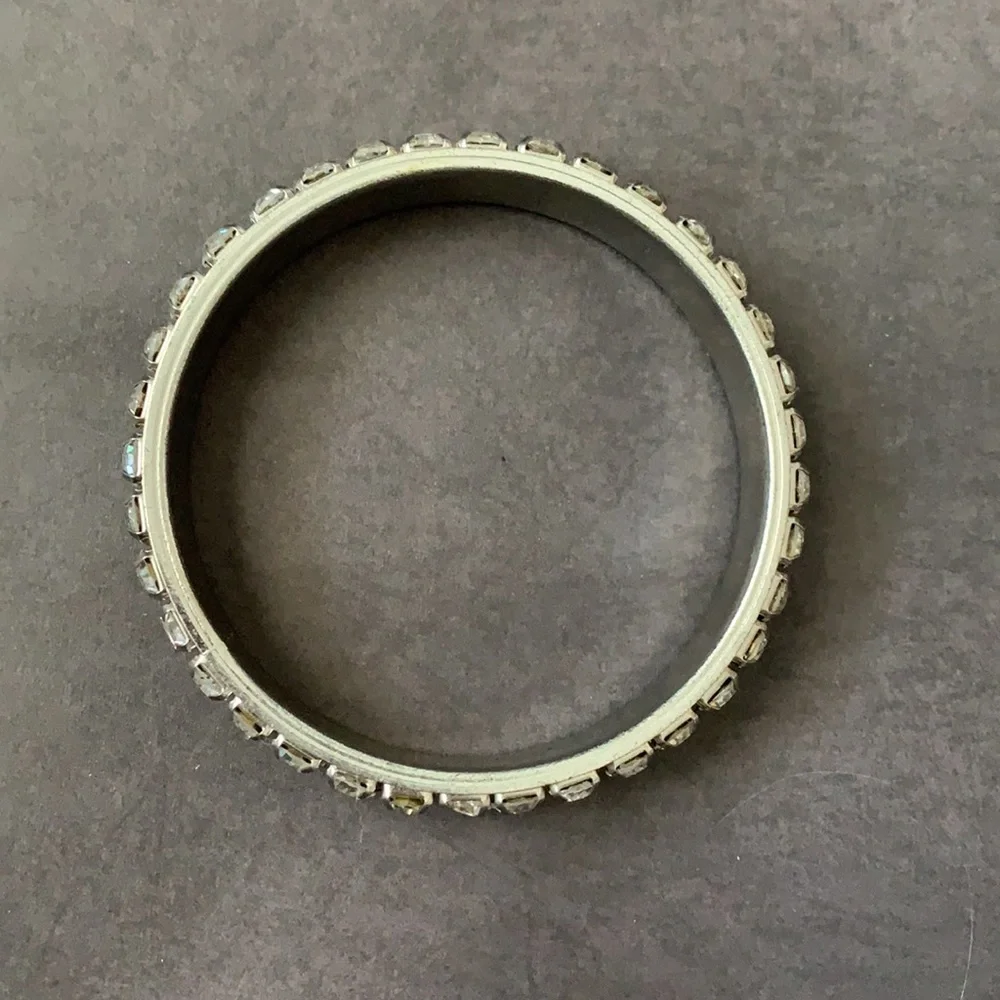 silver sparkle chunky bracelet - Picture 2 of 8